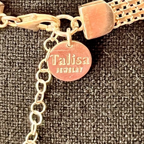 Talisa Sterling Silver Chainmail Necklace Circle of Names Goth Grunge Emo Punk - Picture 14 of 17